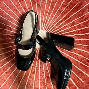 Michael Shannon Glossy Black Mary Jane Heels